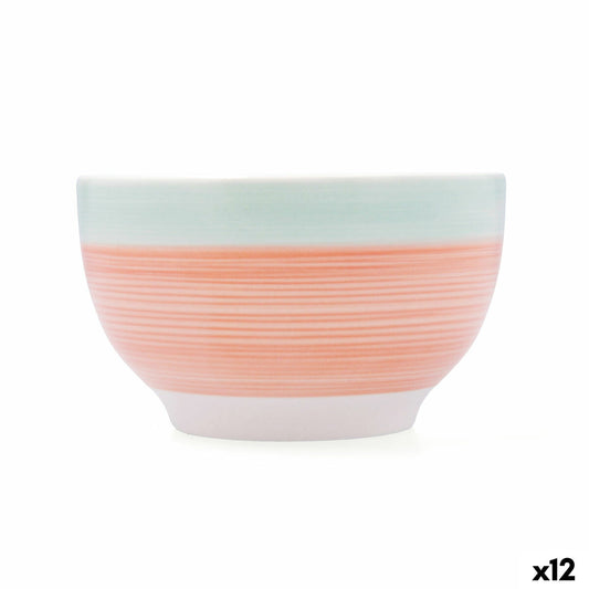 Snack Bowl Quid Kaleido Green Coral Ceramic (12 Units)