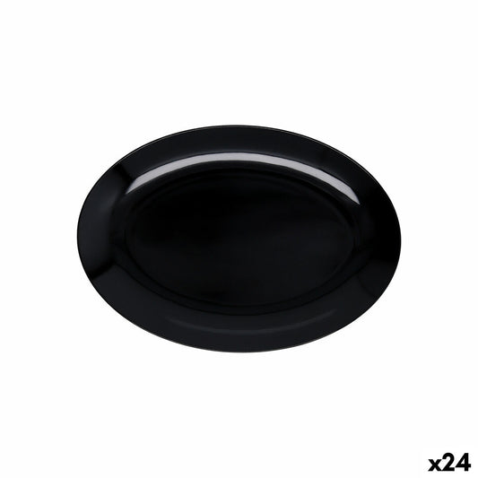 Tray Quid Select Basic Black Melamin 25 x 18 cm (24 Units) Quid