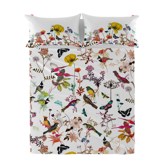 Top sheet HappyFriday Birds of paradise Multicolour 210 x 270 cm HappyFriday