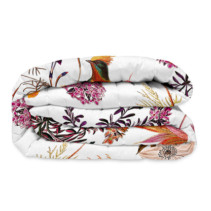 Bedspread (quilt) HappyFriday HF Birds of paradise Multicolour 270 x 260 cm