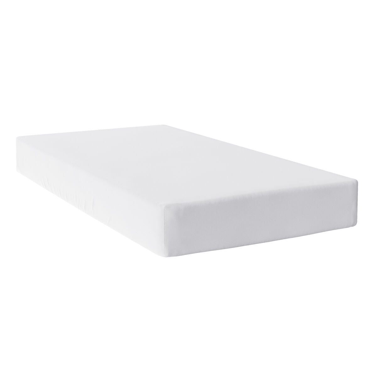 Fitted sheet HappyFriday BASIC White 160 x 200 x 32 cm