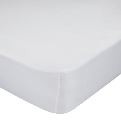 Fitted sheet HappyFriday BASIC White 160 x 200 x 32 cm