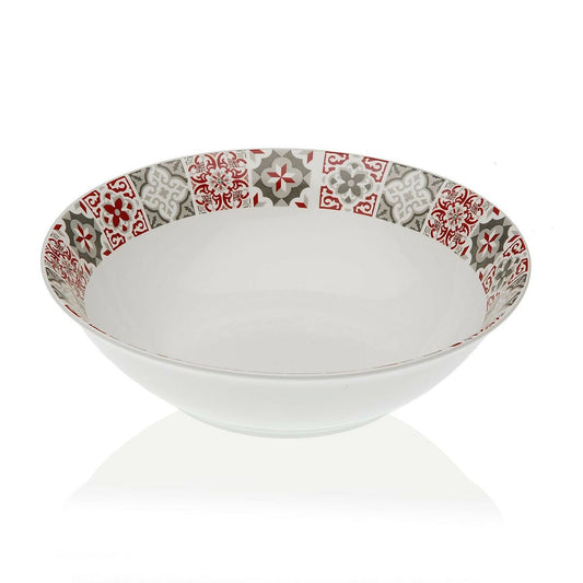 Salad Bowl Versa Maroon Porcelain Versa