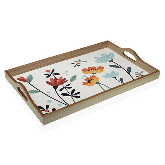 Bakke Versa Selene MDF Træ 30 x 5 x 45 cm Blomster