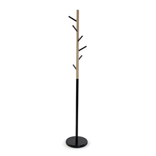 Hat stand Versa Black Metal Escandinavo/Nórdico 28 x 180 x 28 cm Versa