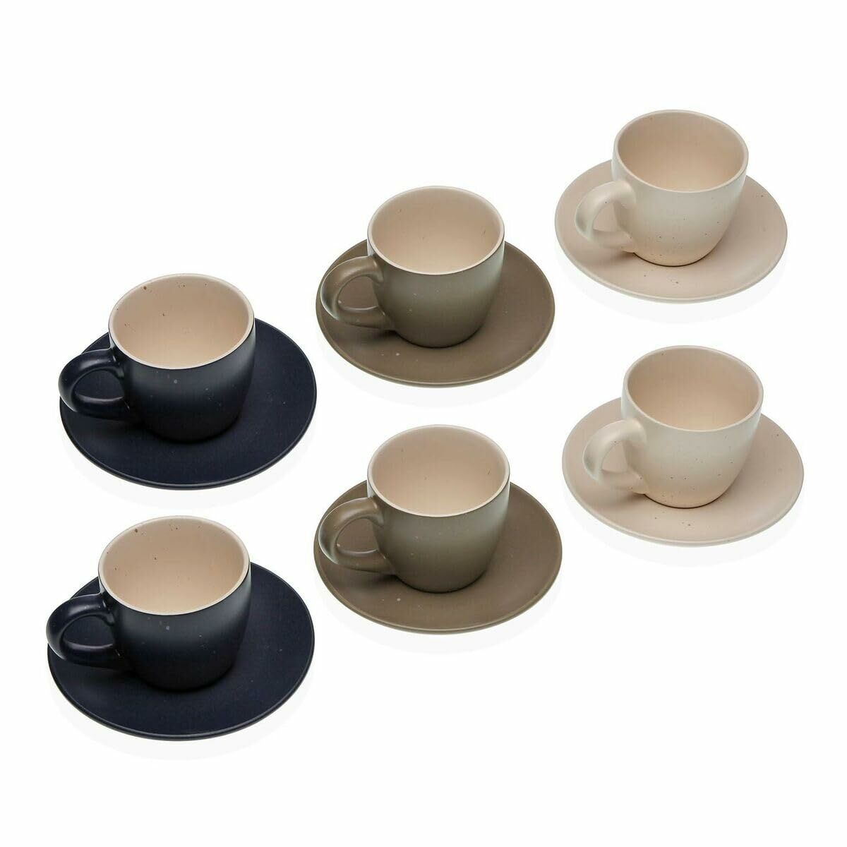 Set of 6 Cups with Plate Versa Tashi Gres Versa