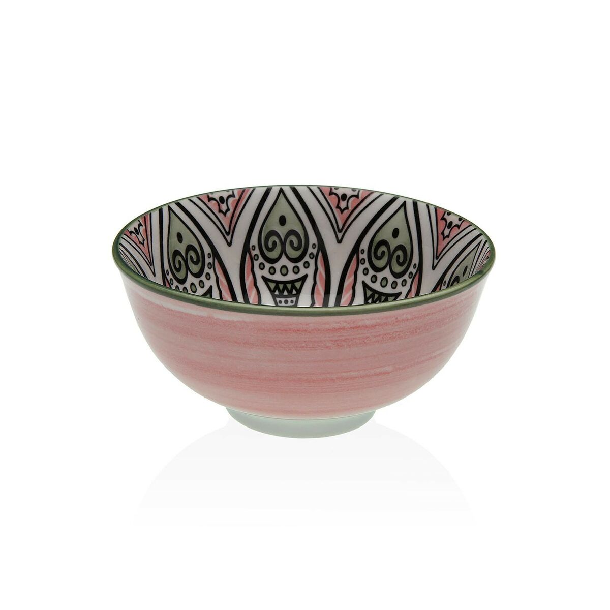 Snackskål Versa Pink keramisk porcelæn 11,5 x 6 x 11,5 xm