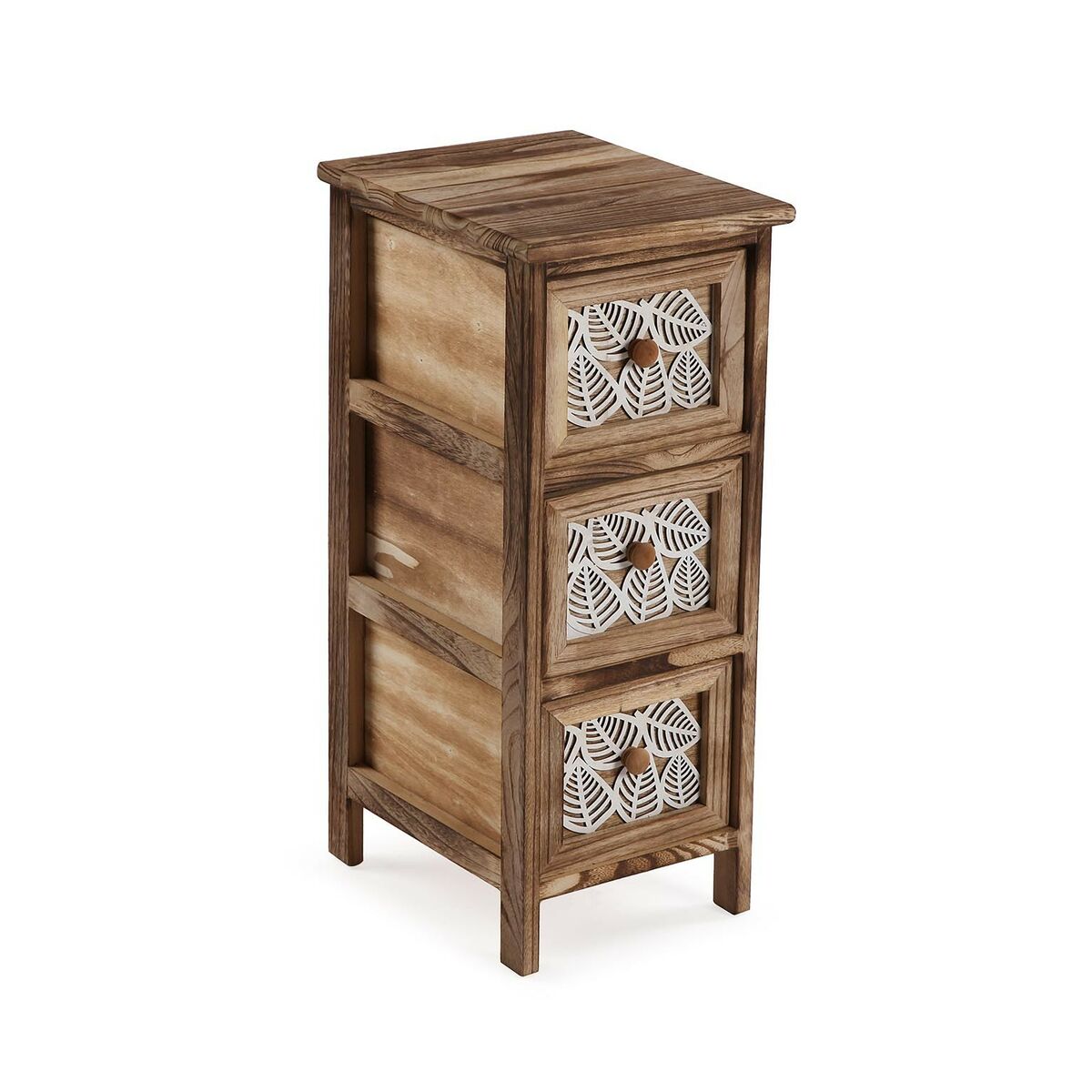 Chest of drawers Versa Leaf Wood 32 x 63 x 26 cm