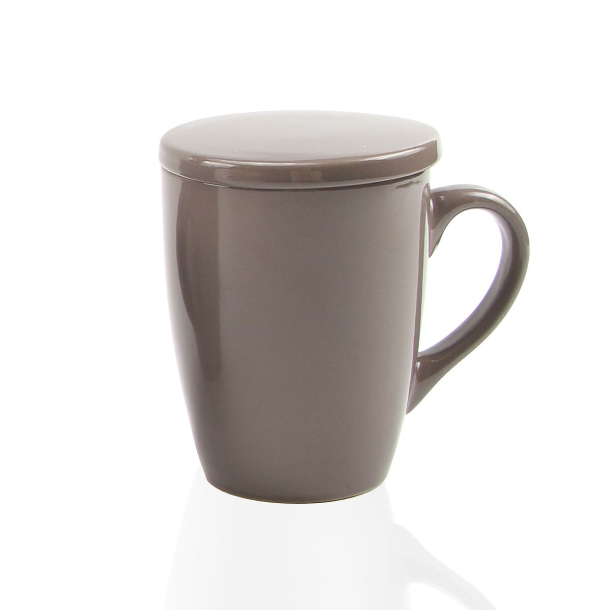 Cup with Tea Filter Versa Brown