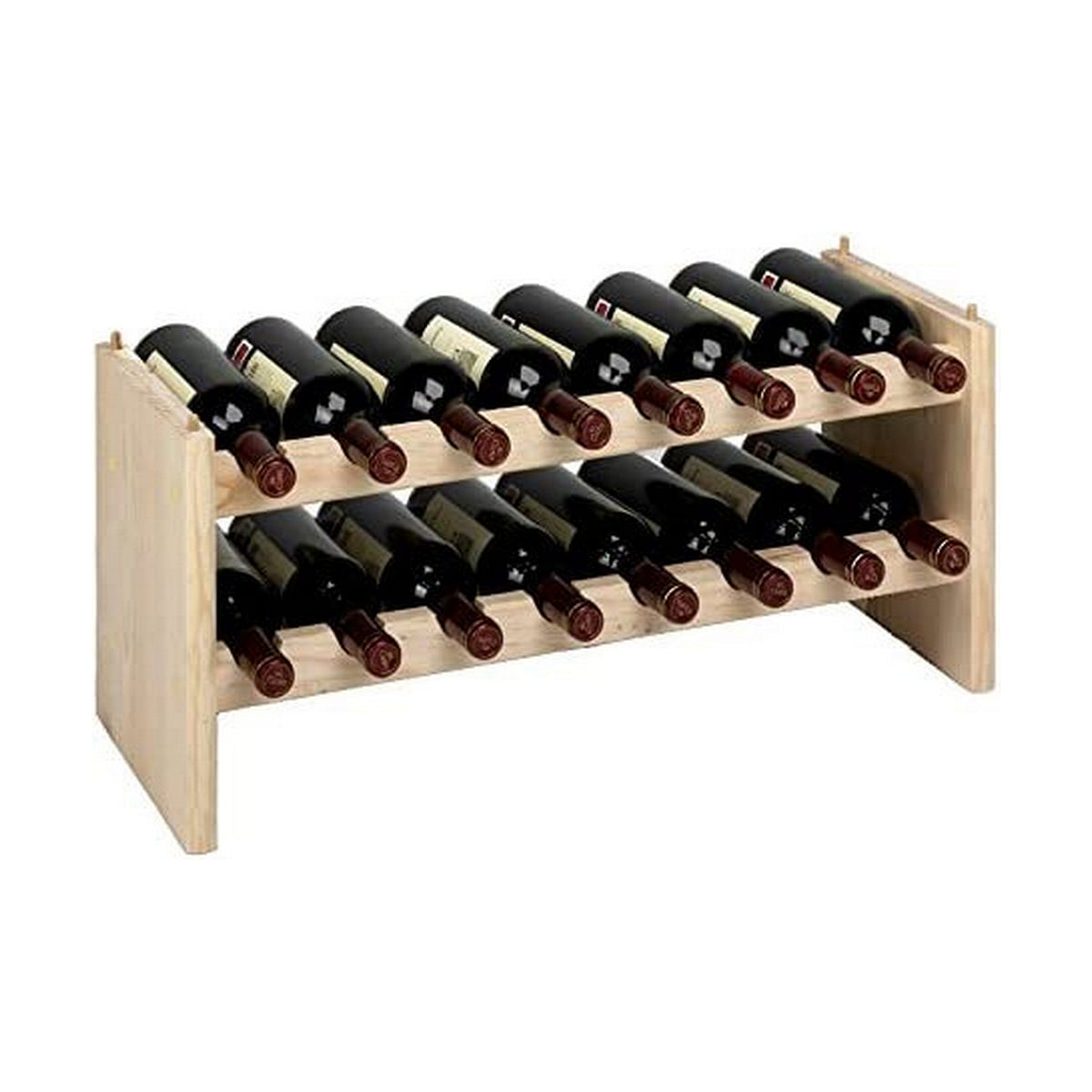 Flaskeholder Astigarraga Merlot Brun fyrretræ (68,8 x 25 x 30 cm)