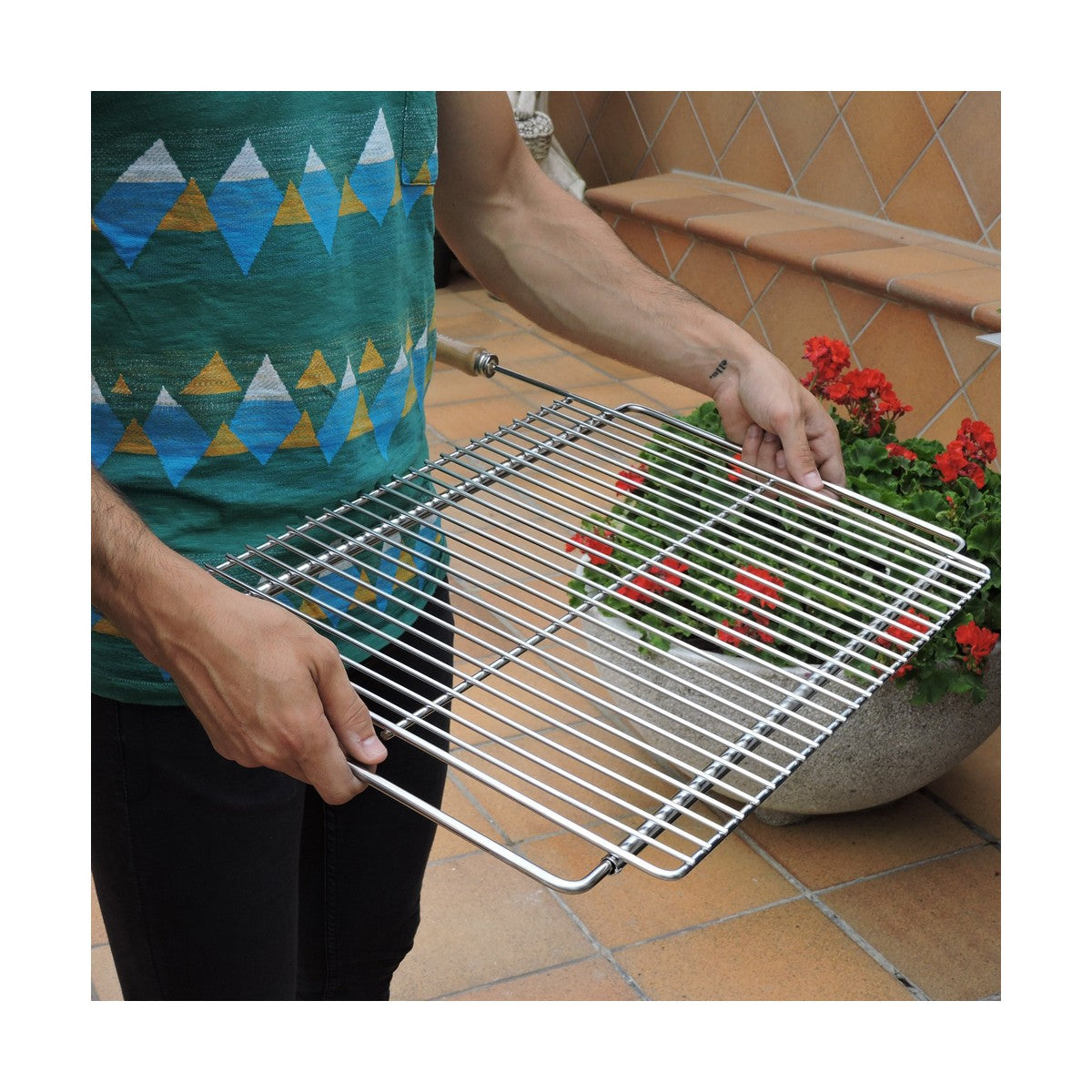 Grill Sauvic Zinc plated steel 50 x 40 cm