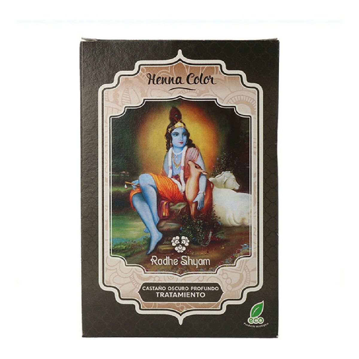 Semi-permanent Colourant Radhe Shyam Dark Brown Henna Powdered (100 g) Radhe Shyam