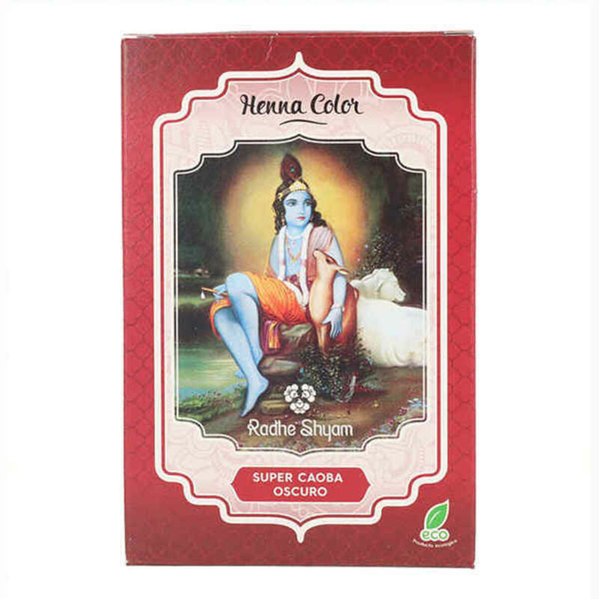 Semi-permanent Colourant Henna Radhe Shyam Shyam Henna Mahogany (100 g) Radhe Shyam