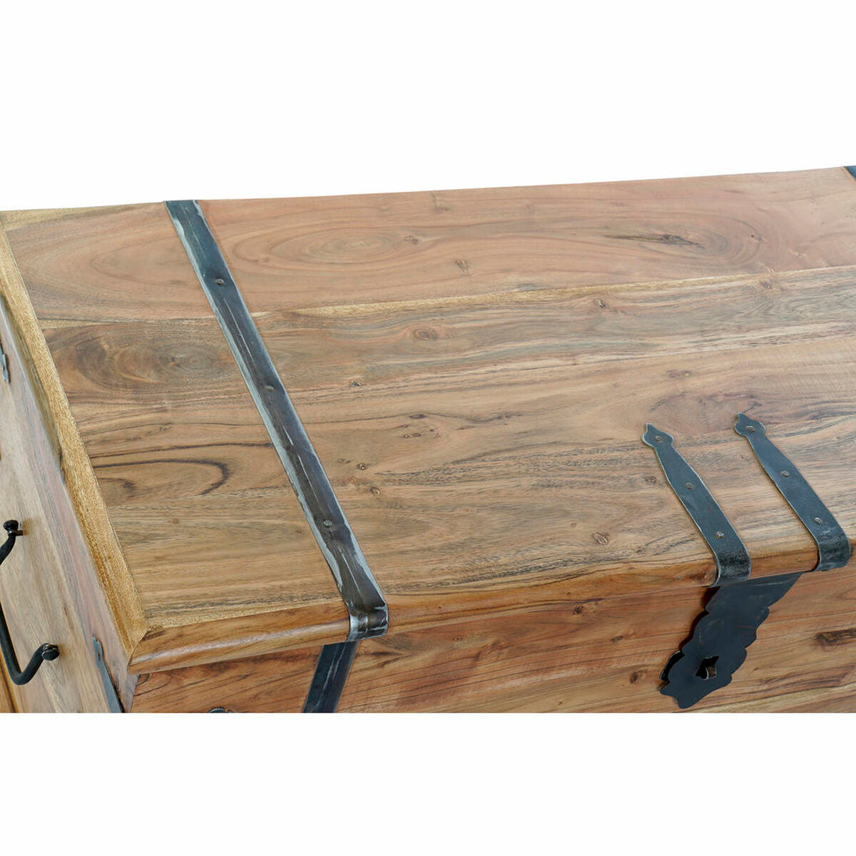 Chest DKD Home Decor Natural Colonial Acacia 90 x 40 x 40 cm