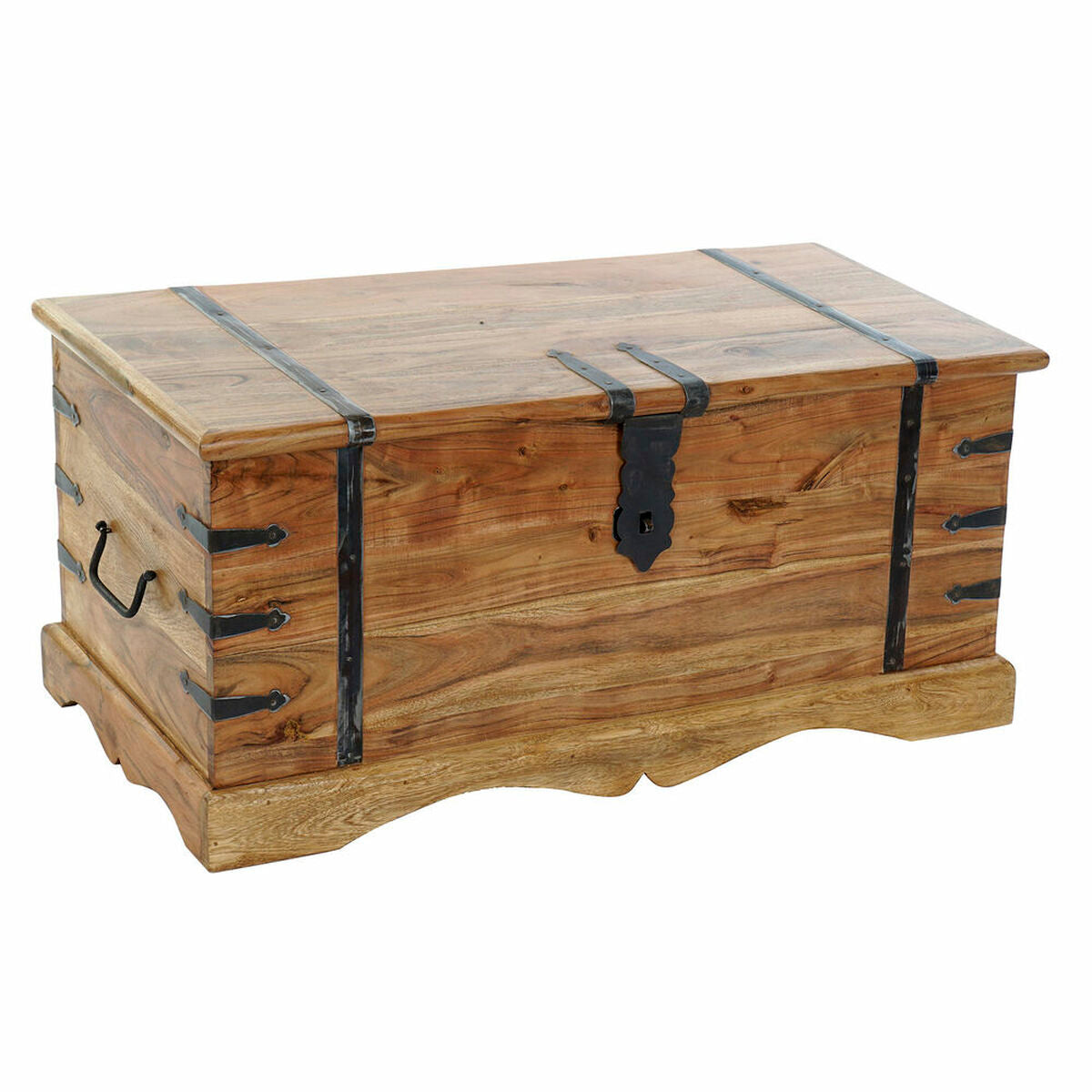 Chest DKD Home Decor Natural Colonial Acacia 90 x 40 x 40 cm