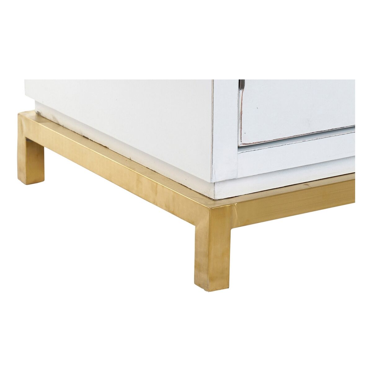 Sideboard DKD Home Decor Kamakura White Golden Metal Poplar 150 x 50 x 80 cm (150 x 50 x 80 cm)