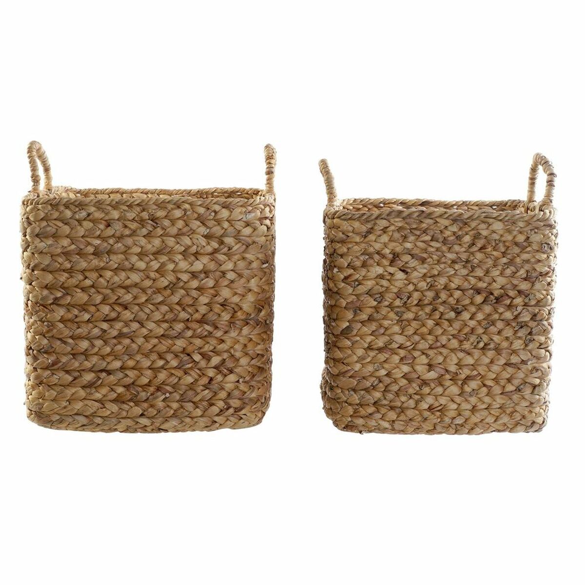 Basket set DKD Home Decor Natural Brown Boho