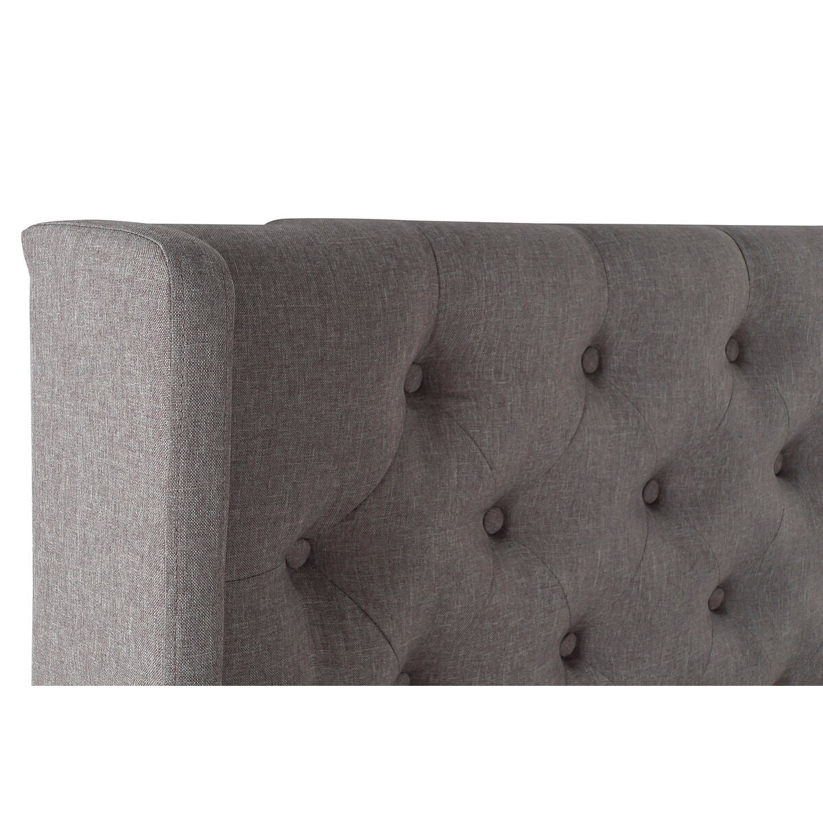 Headboard DKD Home Decor Grey Plastic 194 x 20 x 170 cm