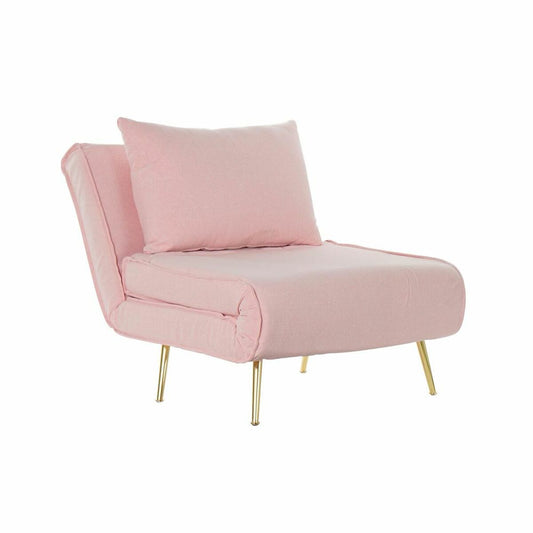 Sofabed DKD Home Decor 8424001799510 Multicolour Light Pink Metal Modern Scandi 90 x 90 x 84 cm DKD Home Decor