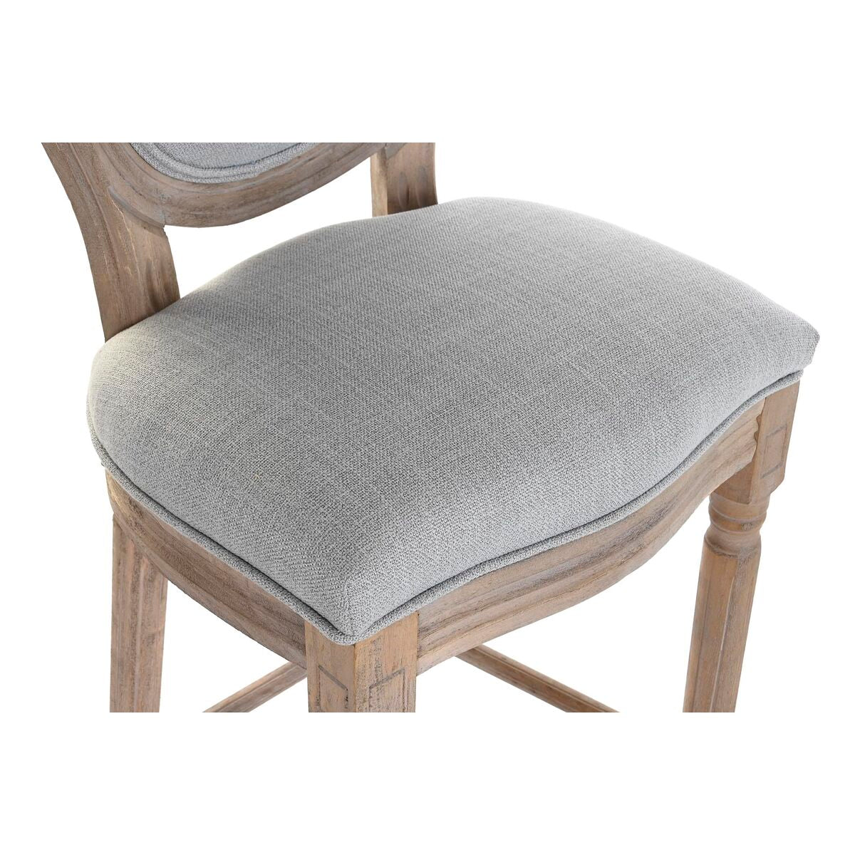 Stool DKD Home Decor Grey Light grey Fir 48 x 42 x 121 cm