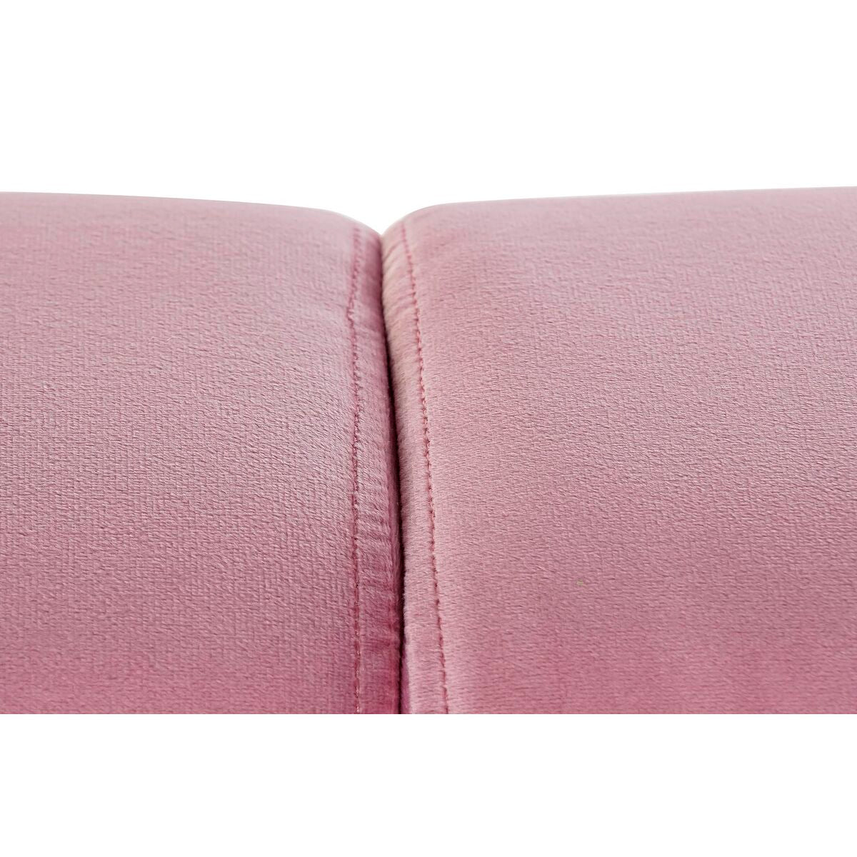 Sofa DKD Home Decor Black Pink Metal Polyester Modern (154 x 76 x 76 cm)