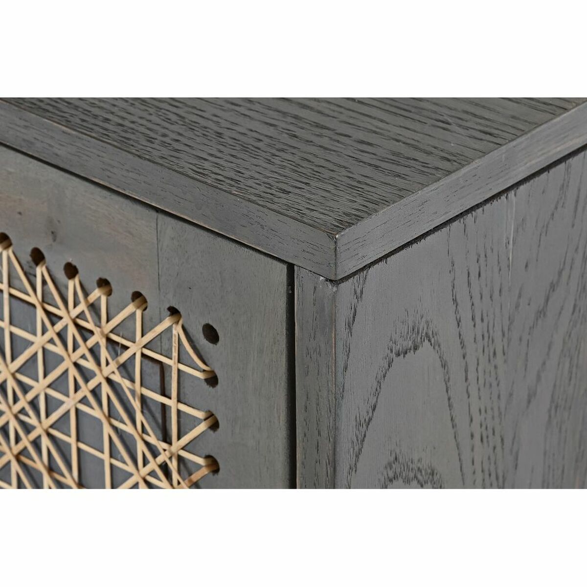 Sideboard DKD Home Decor Grey Natural Mango wood MDF Wood 160 x 40 x 75 cm DKD Home Decor