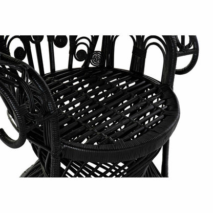 Garden chair DKD Home Decor 96 x 66 x 145 cm 96 x 66 x 140 cm Black White