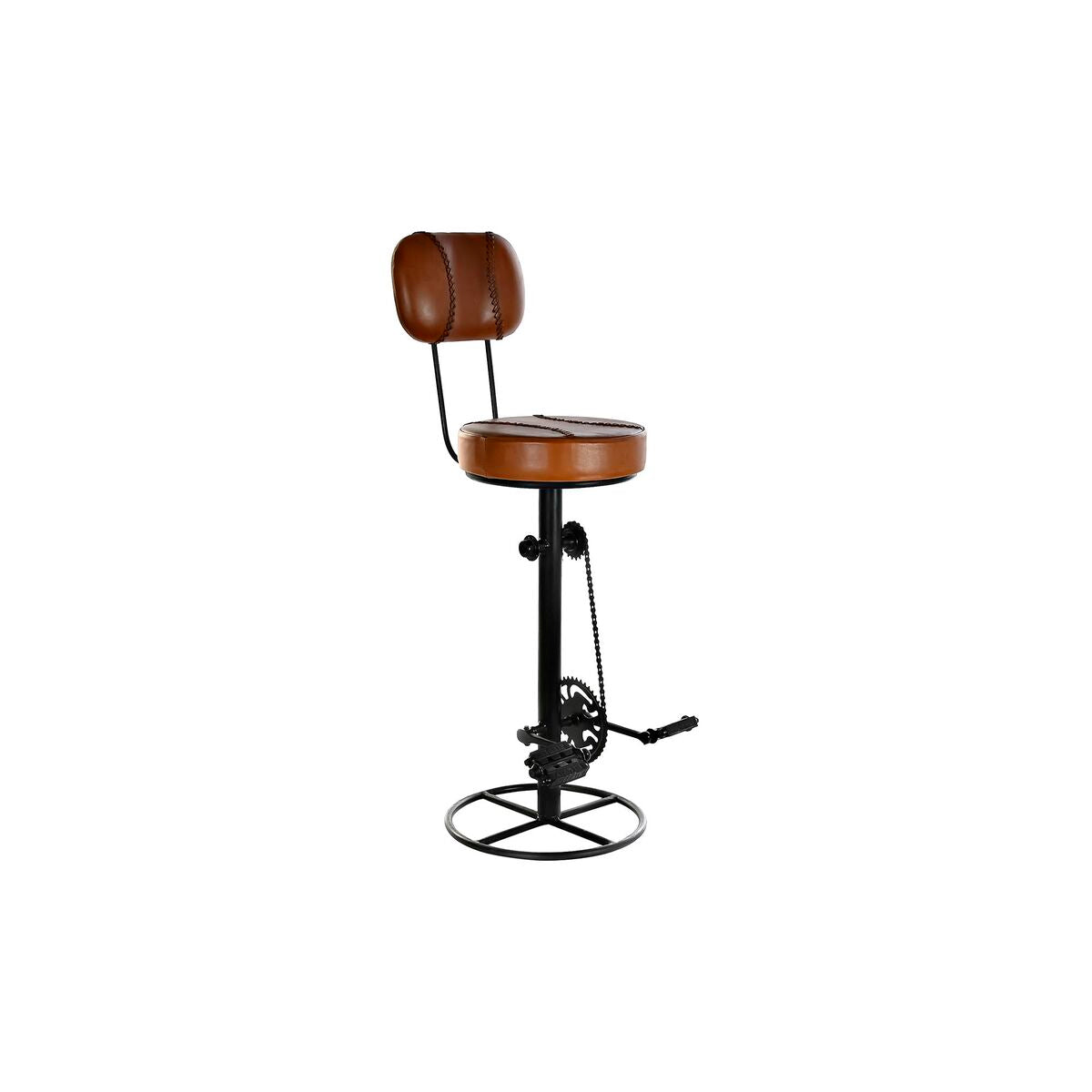 Stool DKD Home Decor Brown Black Metal 45 x 45 x 118 cm