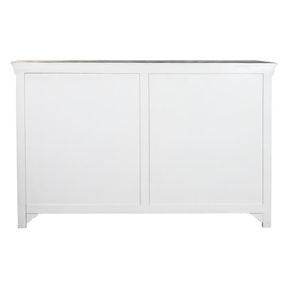 Sideboard DKD Home Decor 165 x 45,7 x 105,4 cm Crystal Grey White Dark brown Mango wood