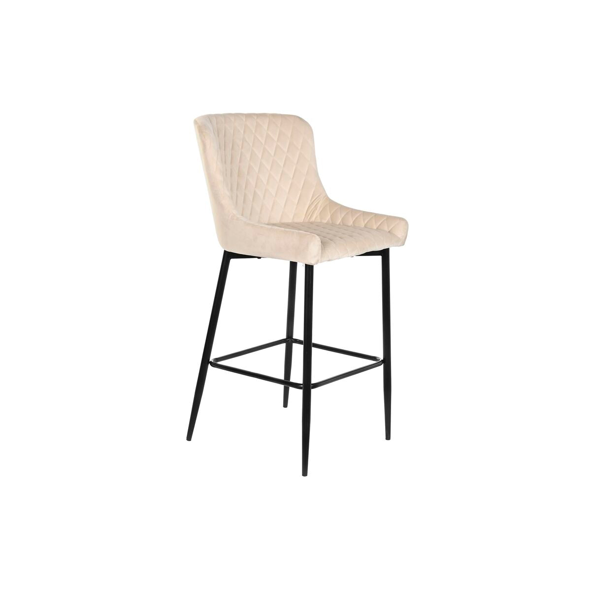 Stool DKD Home Decor Black Beige Metal 58,5 x 48,5 x 96,5 cm 48 x 55 x 100 cm 48 x 55 x 96,5 cm