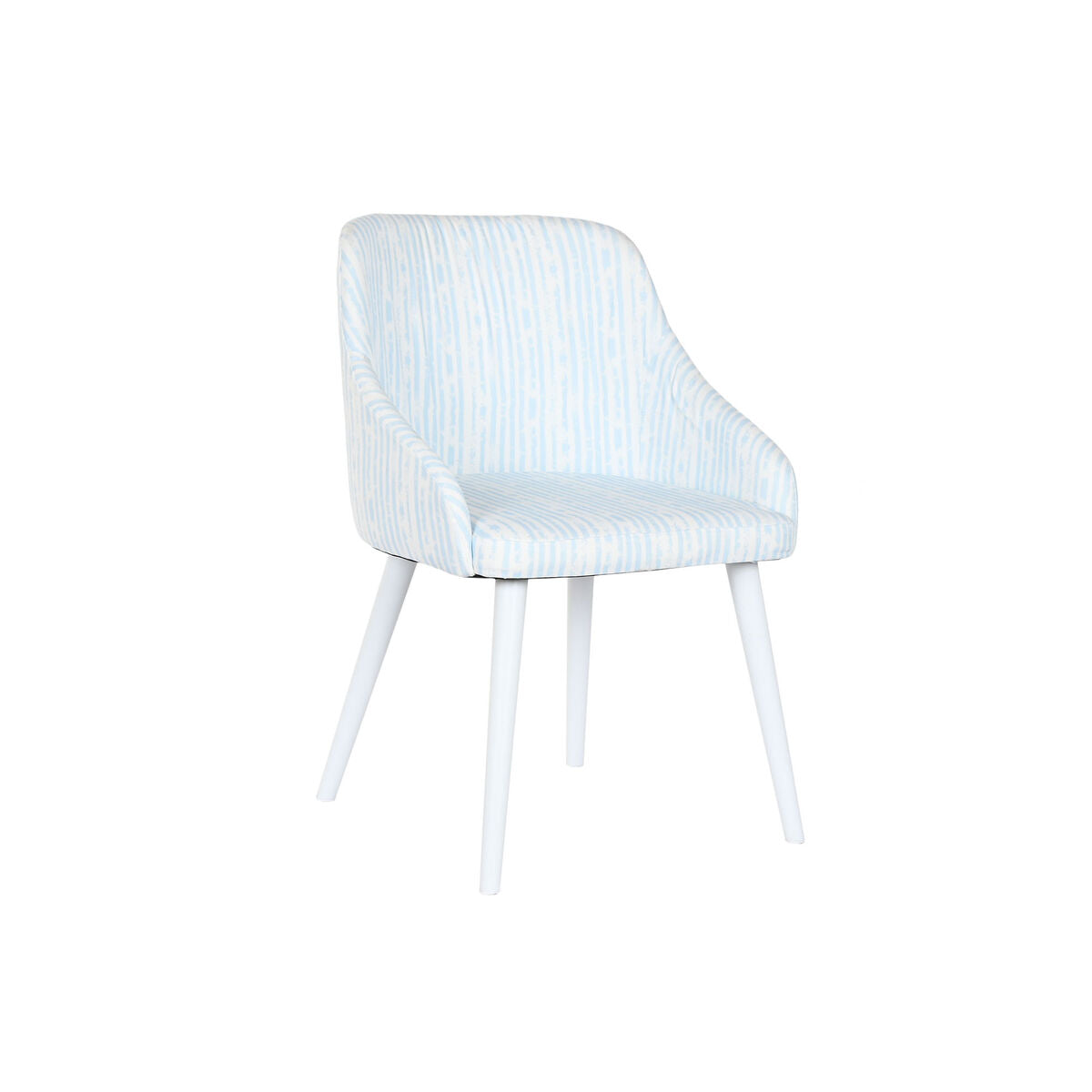 Chair DKD Home Decor Blue White 53 x 57 x 79 cm