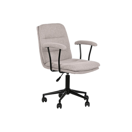 Office Chair DKD Home Decor Black Grey 60 x 61,5 x 84 cm