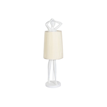 Floor Lamp Home ESPRIT White Resin 50 W 220 V 46 x 41 x 137,5 cm