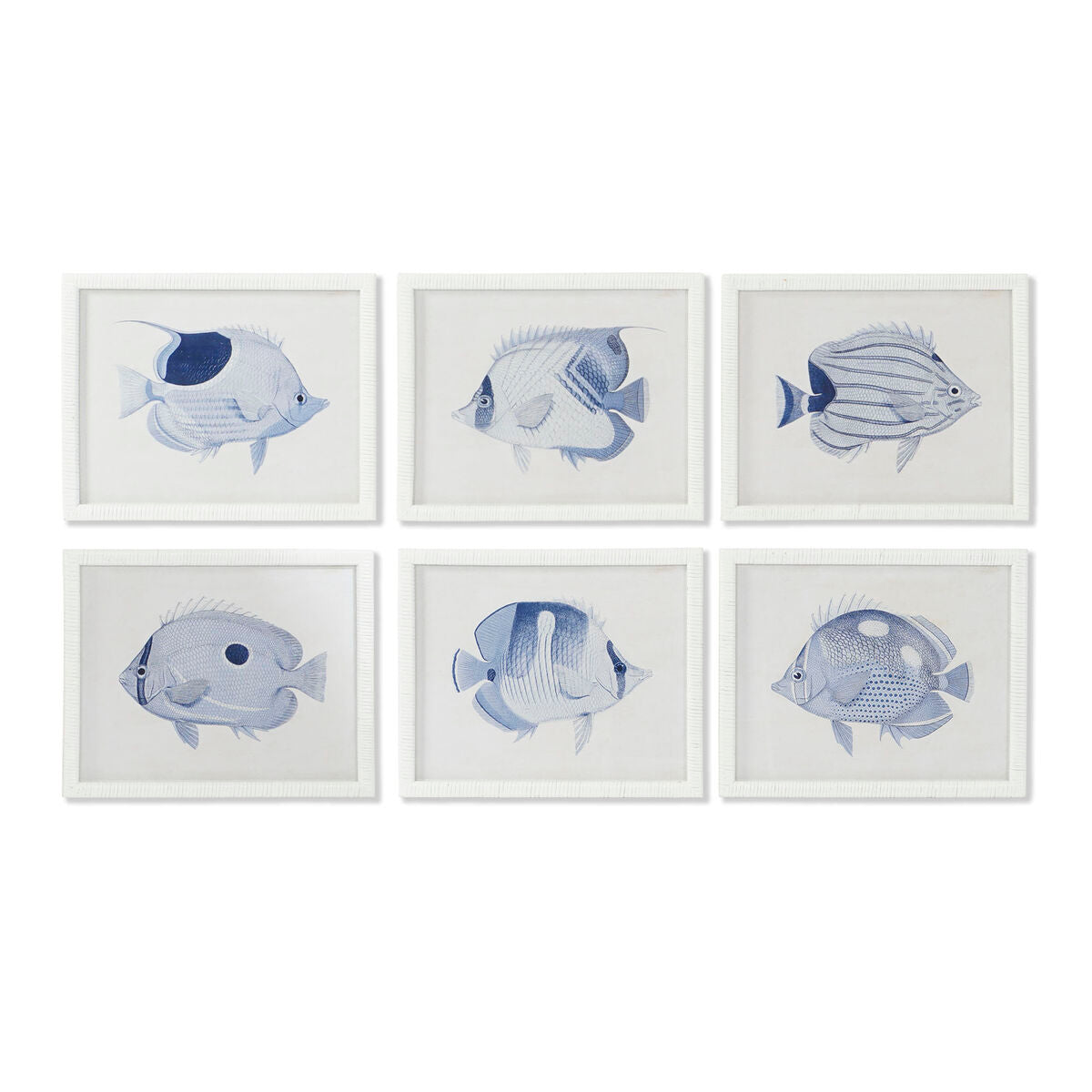 Painting Home ESPRIT Mediterranean 50 x 2,5 x 40 cm (6 Units)