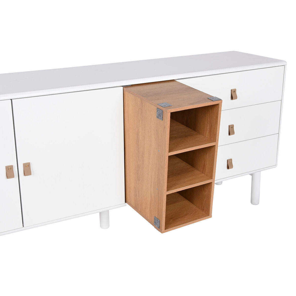 Sideboard Home ESPRIT White Natural 180 x 40 x 75 cm