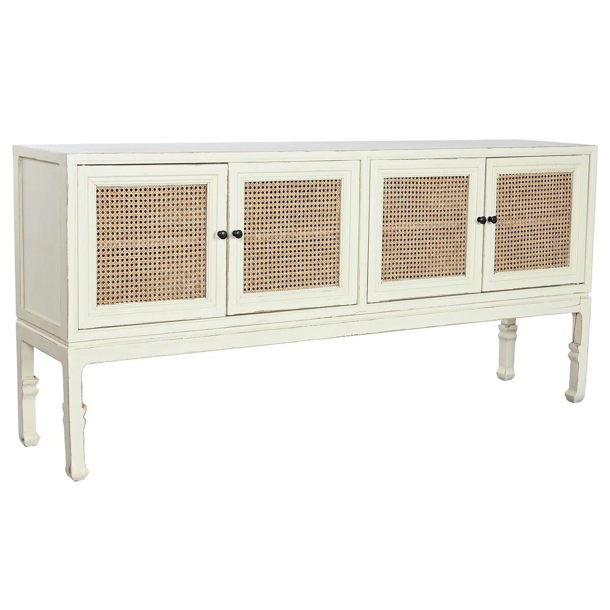 Sideboard Home ESPRIT White Natural 180 x 40 x 85 cm