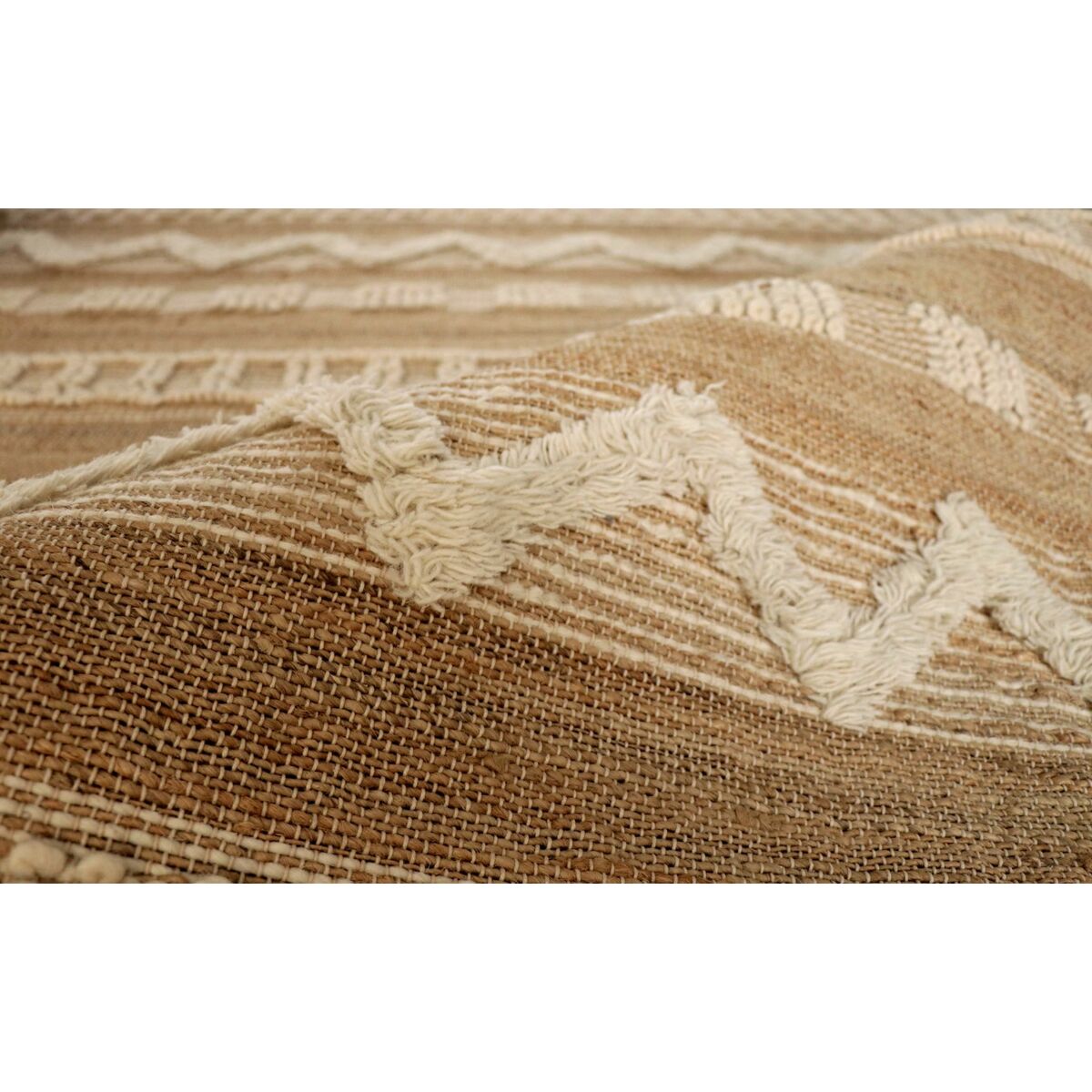 Carpet Home ESPRIT White Brown Boho 75 x 175 x 1 cm