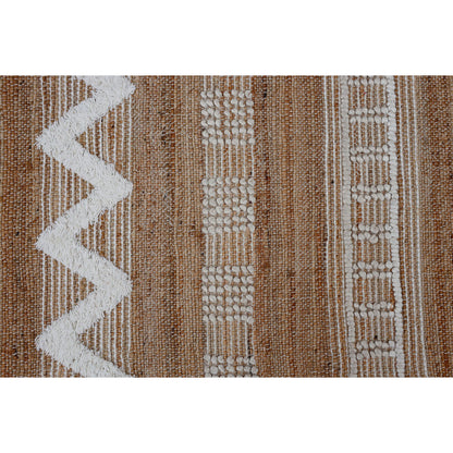 Carpet Home ESPRIT White Brown Boho 75 x 175 x 1 cm