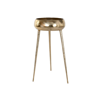 Planter Home ESPRIT Golden Aluminium Modern 35,5 X 35,5 X 77 cm