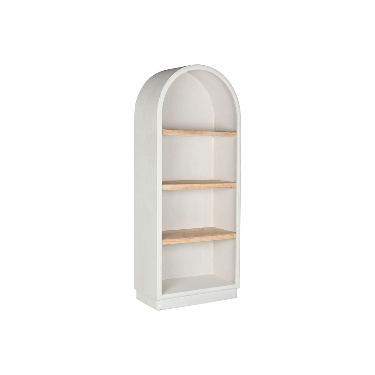 Shelves Home ESPRIT White Natural Fir MDF Wood 80 x 38 x 188 cm