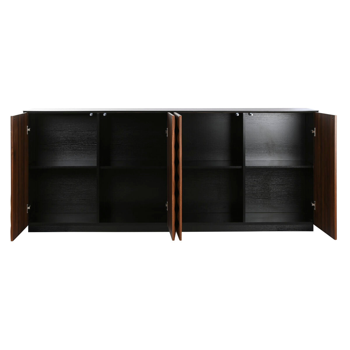 Sideboard Home ESPRIT Brown Black MDF Wood 188,4 X 42,1 X 80,6 cm