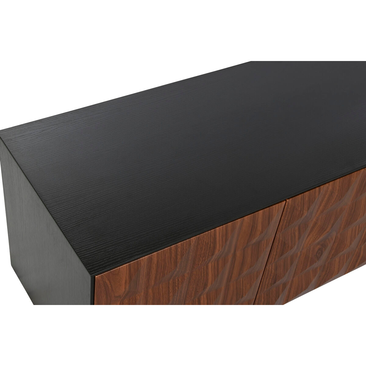 TV furniture Home ESPRIT Brown Black 161,2 X 40 X 45,5 cm