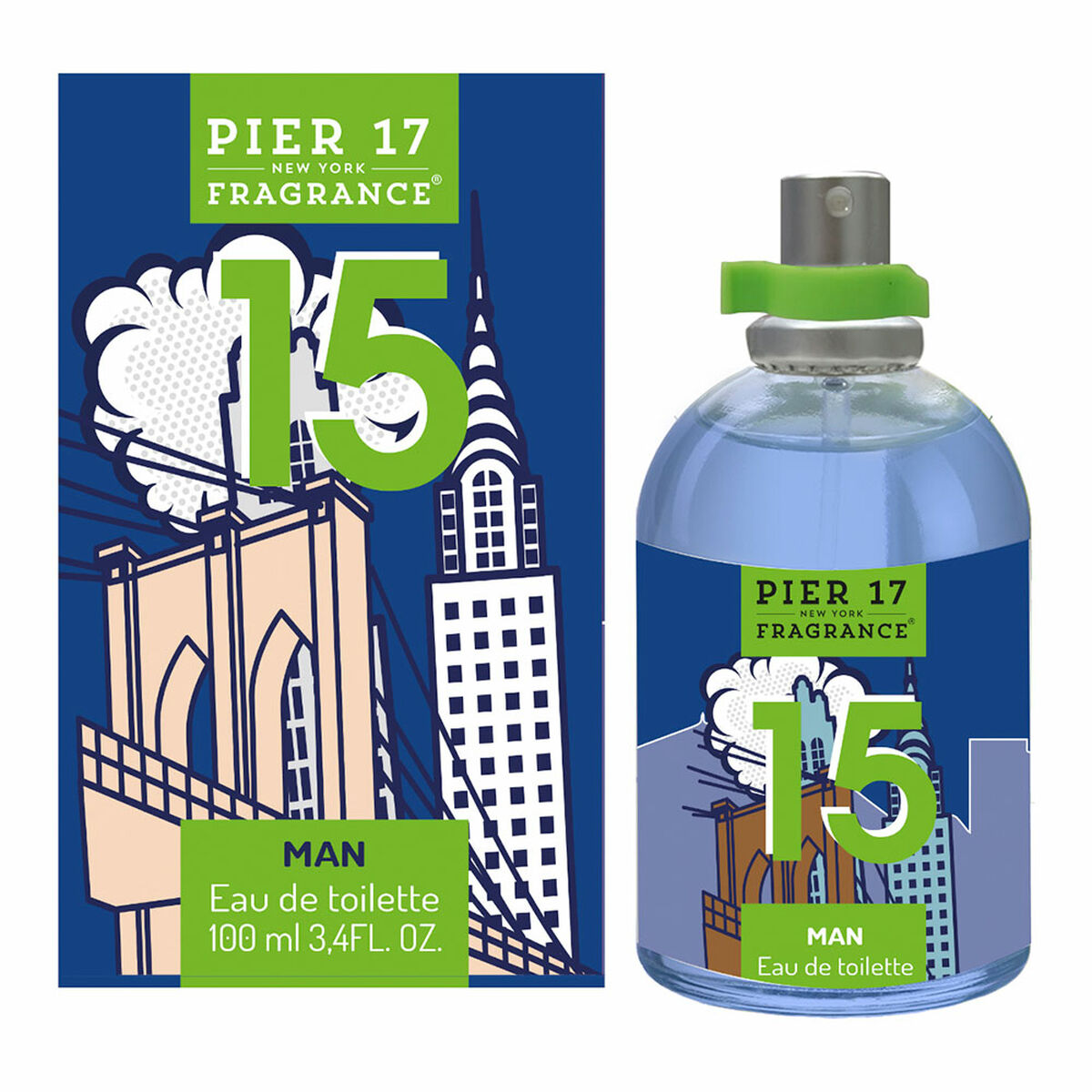 Men's Perfume Pier 17 New York EDT 100 ml 15 Pier 17