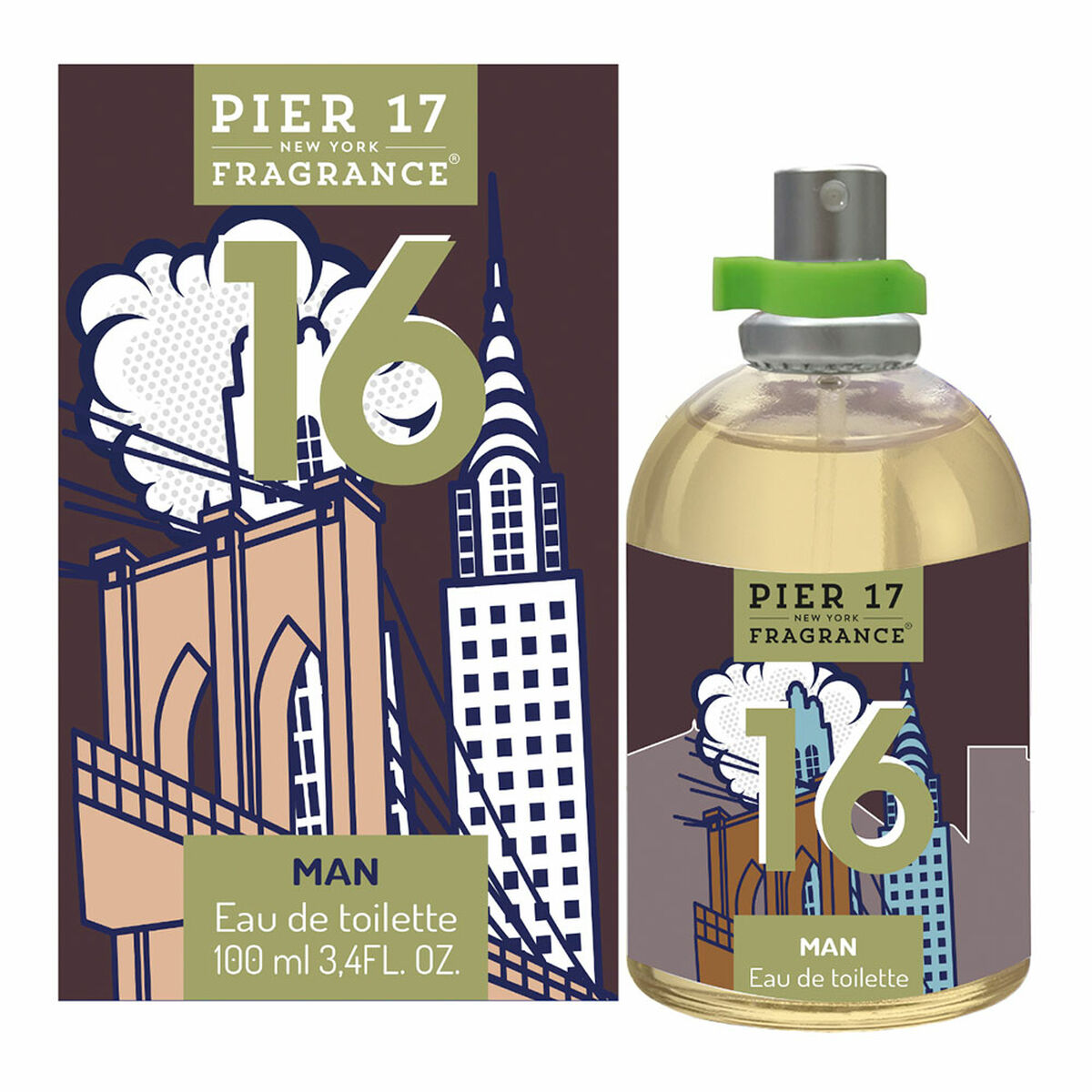 Men's Perfume Pier 17 New York EDT 100 ml 16 Pier 17