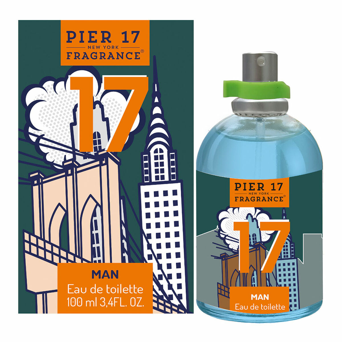 Men's Perfume Pier 17 New York EDP EDT 100 ml 17 Pier 17