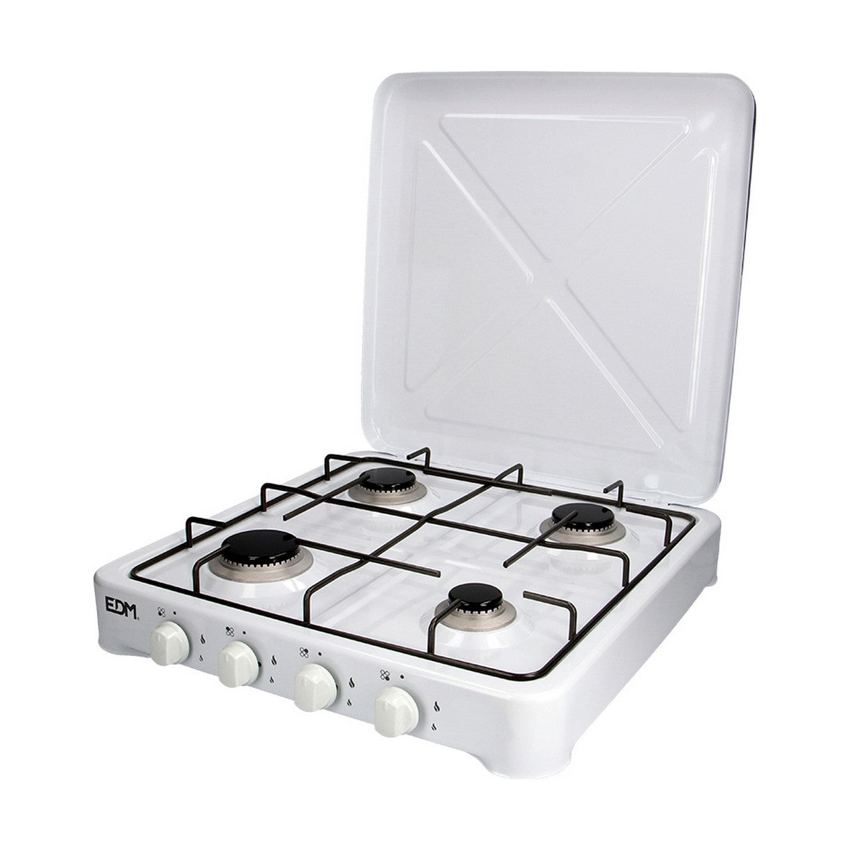 Gas Cooker EDM 07422 White 1500 W EDM