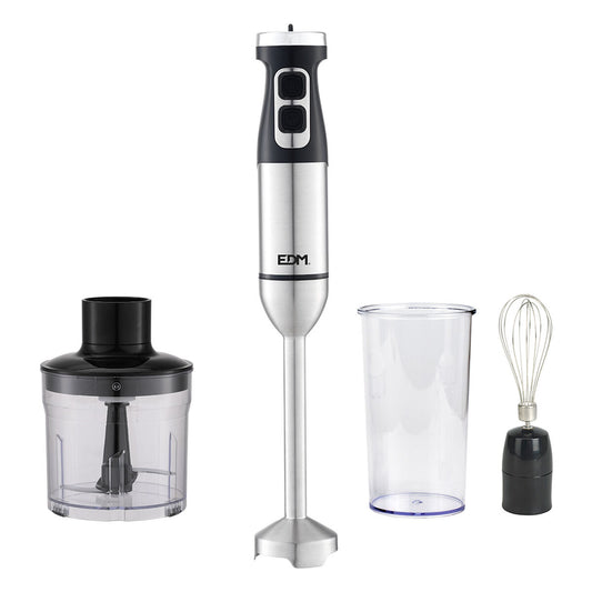 Multifunktionsstavblender med tilbehør EDM 07770 Sort Sølv 1700 W