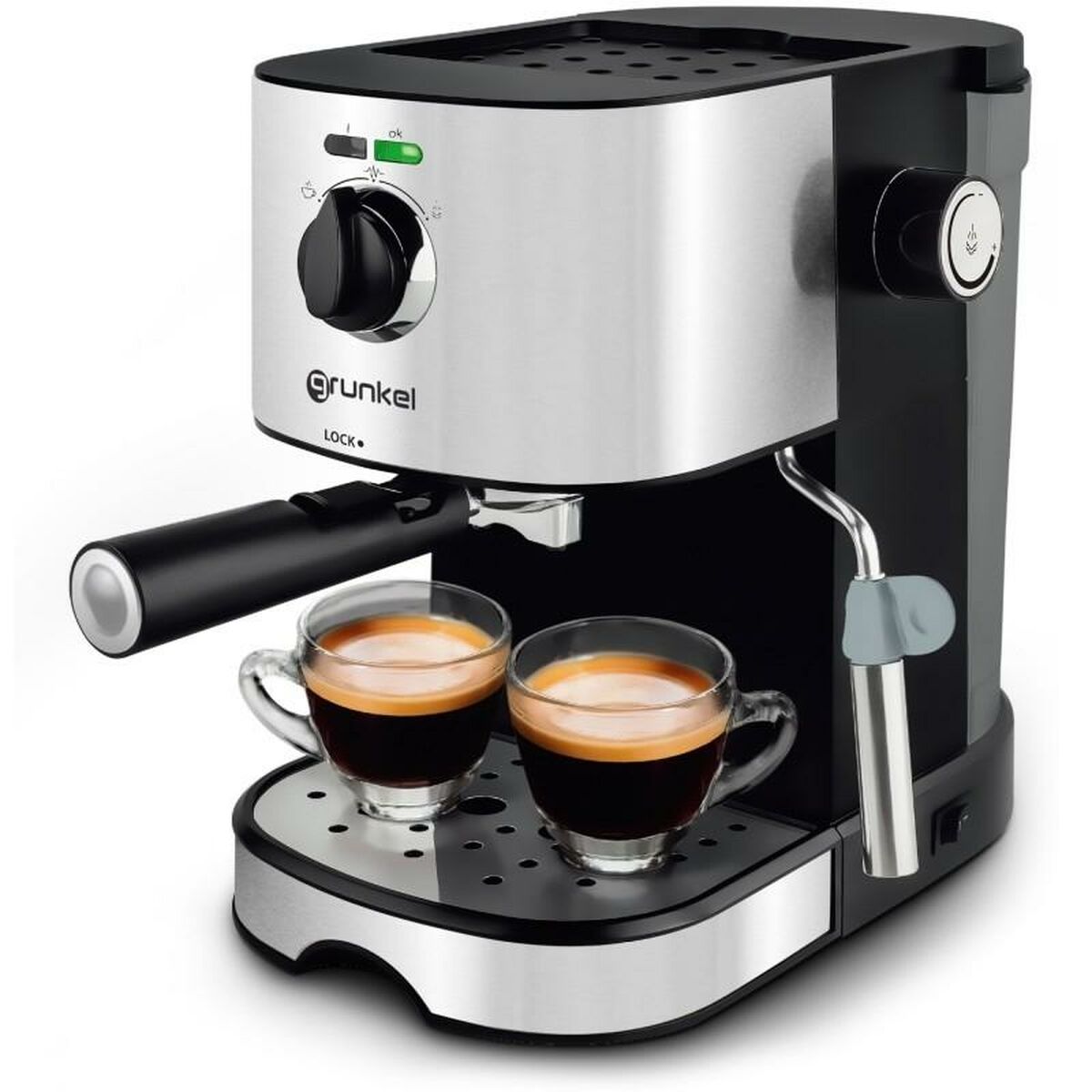 Dryp kaffemaskine Grunkel Silver 850 W 1 L