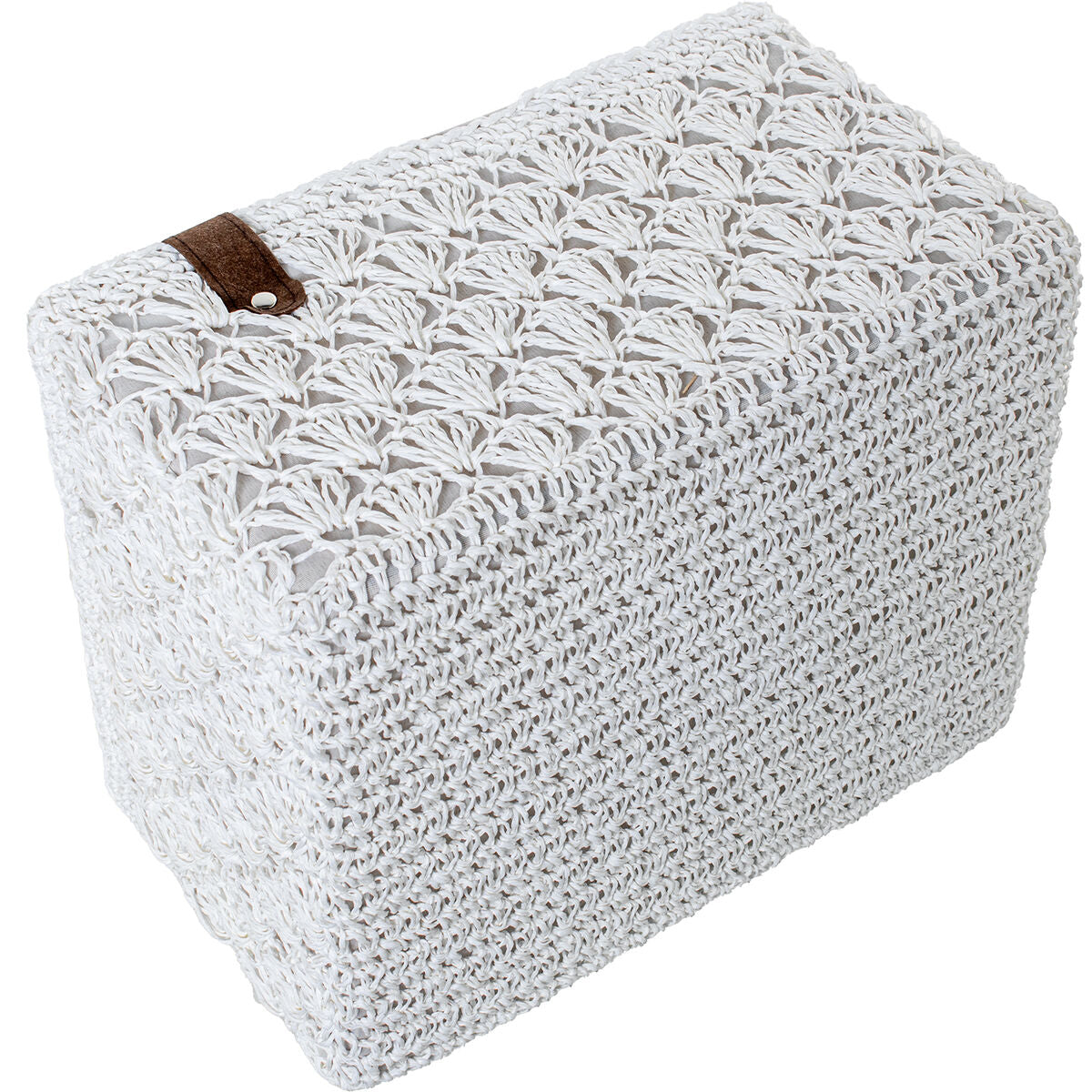 Set of Baskets Alexandra House Living 03815 White wicker Rattan Natural Fibre (3 Units)