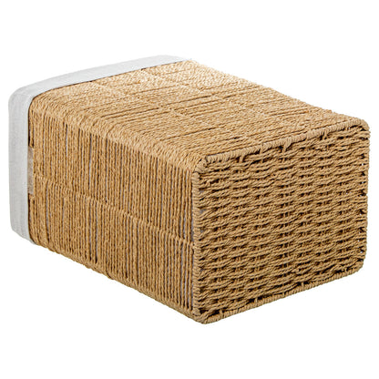 Set of Baskets Alexandra House Living 03852 Brown Wood Rattan Natural Fibre (6 Units)